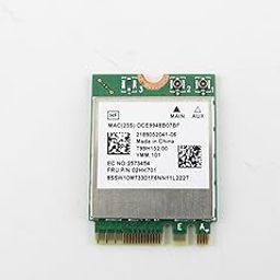 Realtek RTL8822CE NGFF M.2 Wi-Fi 5 Card | Dual Band 2.4GHz/5GHz | Up to 867Mbps | Bluetooth 5.0 | 802.11a/b/g/n/ac | Internal Wireless Network Adapter for Laptop/PC 02HK700 02HK701 5W10V25795-16