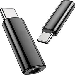 CELLMASTER Type C to 3.5mm Jack Aux Audio Connector for Earphone and Headphone Pack of 2-22