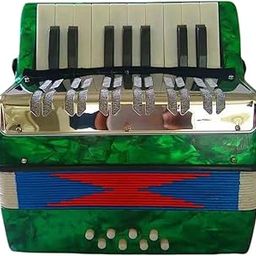 LOOM TREE® 17 Keys 8 Bass Piano Accordion Educational for Music Lovers Amateur Beginner Green | Educational | Music & Art-image-95