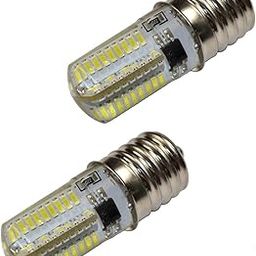 HQRP - Pack of 2 110V 5/8" LED Light Bulb, #2SCW Base, Screw-in Sewing Machine, Cool White for 195148, 8SCW Replacement-image-77