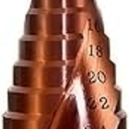 Mengshen Cobalt Step Bit 6-24mm, M35 HSS Spiral Flute Large Drill Multi-Hole Hex Shank Counterbore Drilling Cutting Enlarge Stainless Steel Plate Quenching Steel Plate-3