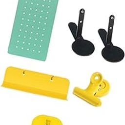 MERISHOPP® Hole Board Rack Decoration Storage Stand for Utility Room Living Room Garage Green Yellow|Home & Garden | Household Supplies & Cleaning | Home Organization |1 Hole Board Rack-picture-31