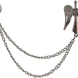 Angel Shape Lapel PIN Brooch with RED Diamond Crystals for Men in A Gift Box TNSP1259-image-58