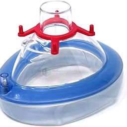 IS IndoSurgicals Air Cushion Face Mask, Air Cushioned Anesthesia Face Mask (Adult Medium)-9