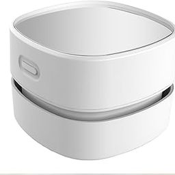 ODISTAR Desktop Vacuum Cleaner, Mini Table dust Sweeper Energy Saving,High Endurance up to 400 mins,Cordless&360‚ Rotatable Design for Keyboard/Home/School/Office(White)-picture-26