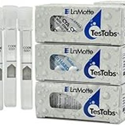 LaMotte ColorQ Pro 7 TesTabs Pool Water Test Kit Testing Tablets and Test Tubes Refill Pack-61