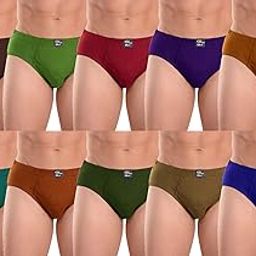 Men Cotton Trunks Underwear 10 Pcs Combo-image-20