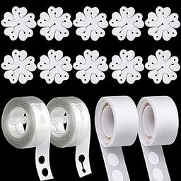 TOYXE Nylon Reusable Balloon Decoration Accessories Combo Of Flower Clips Glue Dot Tape And Arch Making Strip Set Of 14 Pcs, Multicolour-8