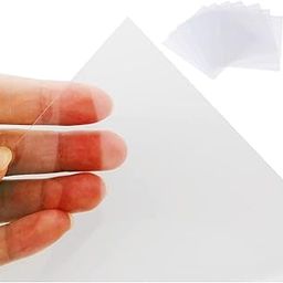 GloproStore 10pcs A4 Transparent Mylar Sheet (0.1mm Thickness) for Stencil Making gyro Cut Craft Blank Template Material-26