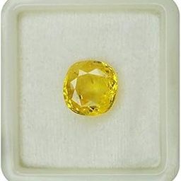 GEMS Natural AA++ Quality Pukhraj yellow Sapphire Certified Original Loose Gemstone Astrological Purpose 2.00 Carat-picture-26