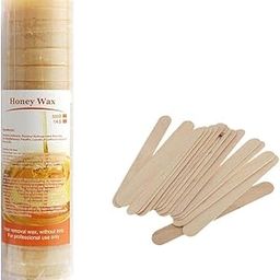 Bnf® 500g Honey Hair Removal Hot Film Wax Depilatory Block Cake +50 Spatula Stick|Health & Beauty | Shaving & Hair Removal | Waxing Supplies-image-69