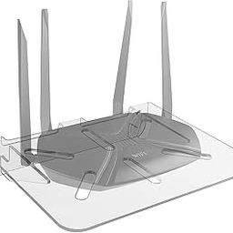 Acrylic WiFi Internet Router Wall Mount Holder Stand Storage Floating Shelf (Router Angular Stand)-picture-27