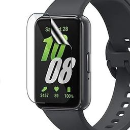 FCS (Pack of 3 SmartWatch Screen protector for Samsung Galaxy Fit 3 (1.6") | Ultrathin 0.125mm 9H anti shock flexible TPU membrane-13