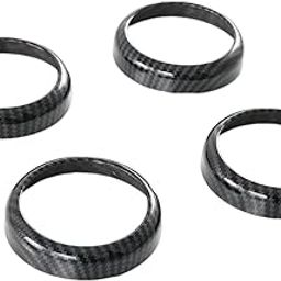 SECRET DESIRE 4Pcs Door Speaker Rings Stickers Decorations for BYD Atto 3 Yuan Plus-17