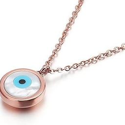 Bezel Set Evil Eye Necklace Pendant with chain| 925 Sterling Silver | Handcrafted | For Women & Girls | Best Gift for Her-image-42