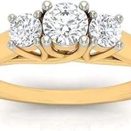 avsar Jewellery 14k (585) Yellow Gold Ring for Women-picture-15