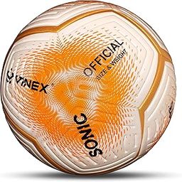 Vinex Sonic Football Size 5 | Laminated Soccer Ball for All Surfaces | 2.5mm PVC | Thermo-Bond Construction | Durable Rubber Bladder | 425g Official Weight-image-96
