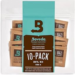 Boveda Wooden Music Instruments - 84% RH 2-Way Humidity Control - Size 8 For Wooden Instruments – Protects All Wood Instruments For Optimal Sound – Prevents Cracking & Warping Of Guitars – 10 Count-image-44