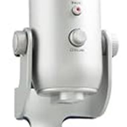 Blu Yeti USB Microphone for Recording, Streaming, Gaming, Podcasting on PC and Mac, Condenser Mic for Laptop or Computer, Adjustable Stand, Plug and Play - Silver-image-21