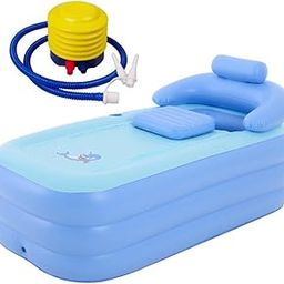 LR Decor Durable Inflatable Bathtub High-Density Adults Child Blow Up Spa Bath Tub-image-7