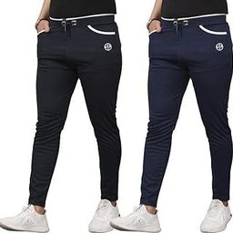 Lycra Blend Casual Printed Sportswear Trackpant for Men-image-49