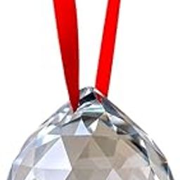 Achleshwar Fengshui Clear Crystal Hanging Ball for Good Luck & Prosperity 7 cm Big Size-image-65