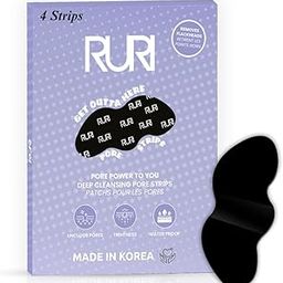 RuRi Blackhead Remover Bamboo Charcoal Nose Strips for Women | Painless & Instant Removal of Whiteheads, Blackheads, Pore Cleanser, Dirt & Oil 4 psc-7