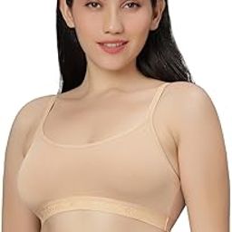 Women's Cotton Sports Bra | Non Padded, Wire Free with Medium Coverage, Pull Over Bra | Everyday Multiuse Bra for Deep Neck T Shirts and Sports wear - Carlin-picture-5