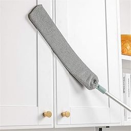 COLORCASA Retractable Gap Dust Brush, Good Grips Microfiber Hand Duster, Removable and Washable Telescopic Collector for Home Bedroom Kitchen-92