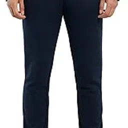 jockey UM53 Men's Super Combed Cotton Rich Fleece Fabric Slim Fit Trackpants with Convenient Zipper Pockets-picture-28