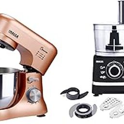 Inalsa Kratos 1000W, 800W Stand Mixer Kratos and Food Processor-image-42