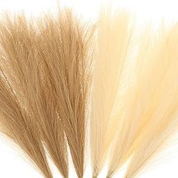 HEAVENGLOW Artificial Pampas Grass 6 Stems Decor Bouquet for Wedding Home Decor-image-86