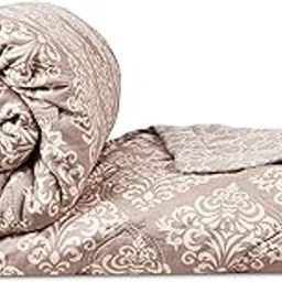 HOMEKART Reversible Microfiber Double Bed Blanket/AC Comforter/Duvet/Dohar | Super Soft | All Weather & Seasons | 120 GSM (Jaipuri Print Mouse)-image-48