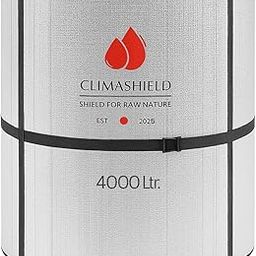 Insulated Water Tank Cover | Thermal Water Tank Shield | Multi Layer Protection to Protect from Hot, Rain and Cold Weather (Silver, 4000 Litre)-29