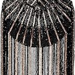 Handmade Clutch Bag Beaded Fringe Necklace | Luxury Statement Bib Choker for Evening, Party, and Formal Wear-image-60