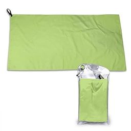 TJNMU Green Perfect Microfiber Towel 15.7'' X 31.5'',for Gym Travel Camp Backpacking Yoga Fitness-47-image-2