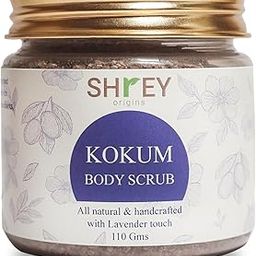 Shrey Origins Kokum Body Scrub with Lavender Touch, All Natural Handcrafted, 110g-image-95