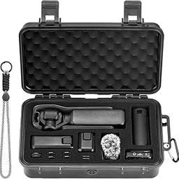 BRDRC Pocket 3 Case, Waterproof Hard Case Portable Travel Carrying Storage Bag for DJI Osmo Pocket 3 Creator Combo Accessories (Can store wide-angle filters, SD cards, etc.)-image-59