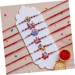 Pride Store Stylish Cartoon Character Kids Rakhi Set with Tilak Pack and Greeting Card for Brother, Sister, Baby Boy, Baby Girl, Chhota Bhai-image-45