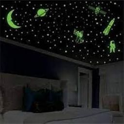 Avneesh Self Adhesive Night Glowing Radium Magic Star Stickers for Room Ceiling (143-stickers)…-19
