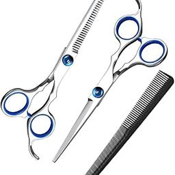 Doberyl Set 2 Professional Salon Scissors for Hair Cutting Barber Scissors for Men Women Hair Cutting Tools (Pack of 2))-12