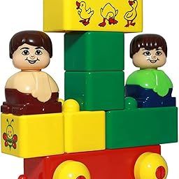 Budetto Build & Stack Blocks for Kids – Creative Building Toy to Make Vehicles & Structures | Best Construction Set for Kids | Stack Connect & Play-image-94