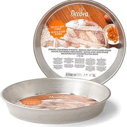 DECORA Pastiera Pan, Tinplate, Silver, 23 x 23 x 3.7 cm (0060822)-image-31