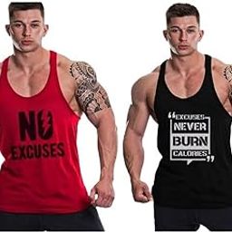 Mens Burn Combo Polyester Round Neck Regular Fit Vest-image-47