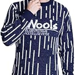 Men's Round Neck Woolen Cardigans-picture-16