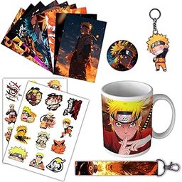 woopme Narrutoo Gift Kit For Fan Boys Girls | Mug,Keychain, Lanyard Key chain, Badge,Posters and Stickers | Combo Gift Items-picture-19