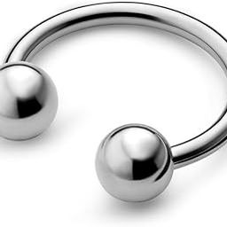SIGMA PRO Titanium Horseshoe Septum Ring Nose Rings Hoop Helix Daith Cartilage Tragus Earrings Nipple Eyebrow Body Piercing Jewelry-picture-11