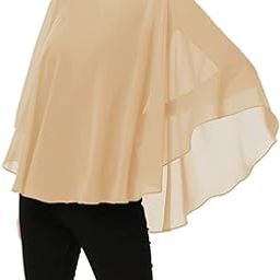 Chiffon Sheer Cape- DN- 504- Length - 24 inches-picture-53