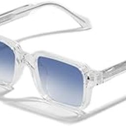 OCTOBER Sunglass I 400% UV Protection I Rectangular Sunglass I Cellulose Propionate I Unisex-image-28