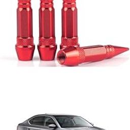 LOVMOTO 4PC Spiked Aluminum Valve Stem Caps, Heavy Duty Tire Caps Dust-Proof Air-Proof Valve Stem Covers for Cars SUVs Trucks Motorcycles Bicycles Comfortable with Sup-ERB-image-88